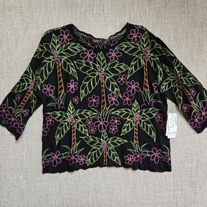 🆕️ Vanity Collection Embroidered Top